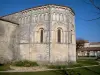 Iglesia de Rioux - Ábside de la iglesia románica de Saintonge