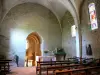 Iglesia rupestre de Vals - Dentro de la iglesia de San María