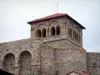 Igreja de Champdieu - Torre sineira românica da igreja fortificada