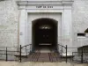 Joux castle - Entrance to the fortress (fort), in Cluse-et-Mijoux