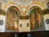 Kasteel van Ancy-le-Franc - Interieur van het renaissancepaleis: Diana's slaapkamer en zijn muurschilderingen