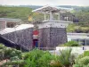 Kélonia, observatorio de tortugas marinas - Kélonia centro y la torre de observación en un área verde