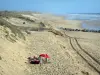 Lacanau - Côte d'Argent: vista das dunas, das praias arenosas da estância balnear e do Oceano Atlântico; na cidade de Lacanau