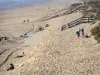 Lacanau - Costa da Aquitânia: praia de areia da estância balnear