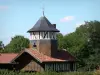 Lago Der-Chantecoq - Museu do Pays du Der, em Sainte-Marie-du-Lac-Nuisement: pombal em enxaimel