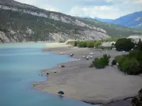 El lago de Serre-Ponçon - Guía turismo y vacaciones