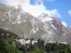 Landscapes of the Béarn - Mountains overlooking the ski resort of Gourette