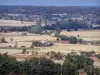 Landscapes of the Gard - Fields, trees and houses