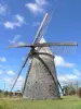 Landscapes of the Guadeloupe - Island of Marie-Galante: Bézard windmill