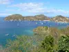 Landscapes of the Guadeloupe - View of Les Saintes bay