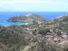 Landscapes of the Guadeloupe - Panorama of Les Saintes islands