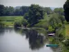 Landscapes of the Indre-et-Loire - River, trees and vegetation