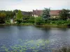 Landscapes of the Orne - Houses by a lake