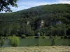 Landscapes of the Quercy - Célé calley: Célé river, banks and trees