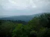 Landscapes of the Territoire de Belfort - Hills covered with forests