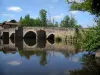 Landschappen van de Limousin - Stone brug over een rivier