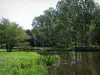 Landschappen van de Limousin - Lichaam van water, bloemen, bomen en weiden