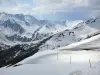 Lanscapes of Alpes-de-Haute-Provence - Snowy mountains (snow)