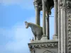 Laon - Statue of a beef adorning a tower of the western facade of the Notre-Dame cathedral