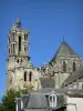 Laon - Towers of the Notre-Dame cathedral