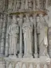 Larchant church - Sculptures of the Saint-Mathurin church
