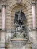 Latin district - Saint-Michel fountain with a statue of St. Michael slaying the demon