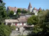 Lauzun - Château et maisons du village