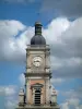 Lens - Saint-Léger church and clouds in the sky