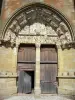 Levroux - Portal of the collegiate church of Saint-Sylvain