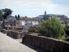 Limoges - Saint-Etienne bridge with view of houses and buildings of the city