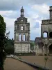 Loches - Tour de Saint-Antoine y nubes en el cielo