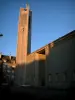 Lorient - Modern church with its bell tower