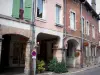 Louhans - Arcaded houses of the Grande-Rue high street