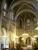 Lourdes - Domaine de la Grotte (santuarios, ciudad religiosa): Dentro de la Basílica de la Inmaculada Concepción (Iglesia de arriba)