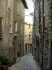 Lucéram - Narrow street of the village