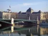 Lyon - Puente de la Universidad, Ródano (río), y la construcción de barcos