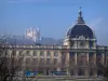 Lyon - Península: Hotel Dieu alberga el Museo de la Basílica de Fourvière hospicios y en el fondo