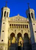 Lyon - Fachada de la Basílica de Fourvière