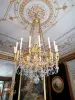 Malmaison Castle - Inside the castle, museum: chandelier