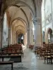 Mantes-la-Jolie collegiate church - Interior of the church