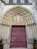 Mantes-la-Jolie collegiate church - Portal of the Notre-Dame collegiate church