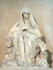 Le Marais - Dentro de la iglesia de Saint-Paul-Saint-Louis: estatua de la Virgen del Dolor