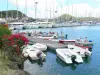 Le Marin - Marina and its moored boats