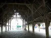 Milly-la-Forêt - Under the wooden covered market hall