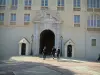 Monaco and Monte Carlo - Palace of the Prince with its guards and its square