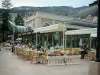 Monaco and Monte Carlo - Café terrace in Monte Carlo