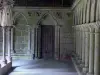 Mont-Saint-Michel - Inside of the Benedictine abbey: Merveille: path of the cloister