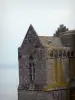 Mont-Saint-Michel - Benedictine abbey: facade of the Merveille building
