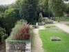 Montbard - Stroll in the Buffon park decorated with trees