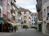 Montbéliard - Maisons et magasins de la rue des Febvres (vieille ville)
